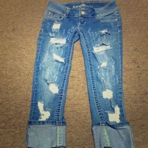 Almost Famous Ripped Jeans