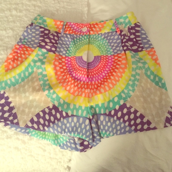 Mara Hoffman Silk Shorts in Electrolyte Stone