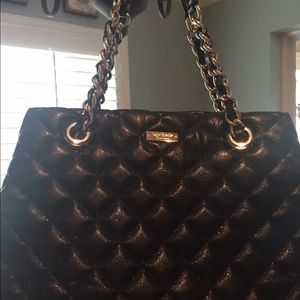 ⭐️holding⭐️Kate Spade Black Leather tote