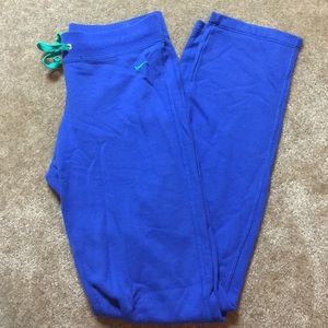 Blue sweatpants