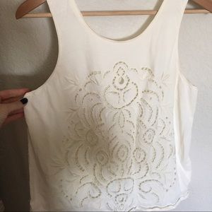 Ivory J. crew tank