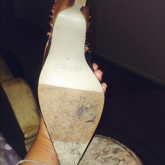 Blk & Brown 3inch booties - Picture 3 of 3