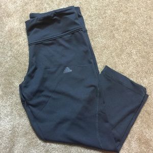 Grey adidas Capri legging