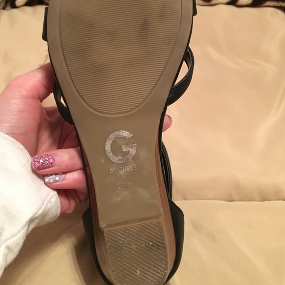Guess black sandals with crystals - Picture 3 of 4