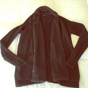 lululemon black chunky sweater
