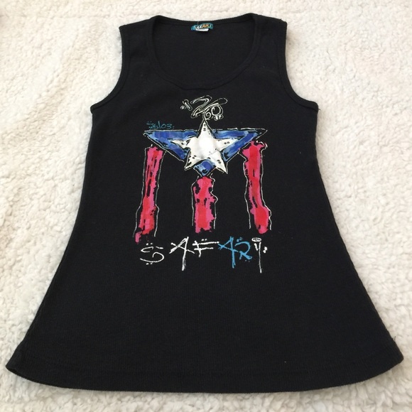 Tops - Custom Puerto Rican Flag Tank