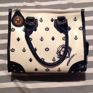 Nautical satchel handbag