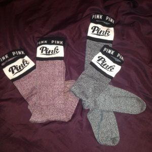 PINK Long Stocking Socks