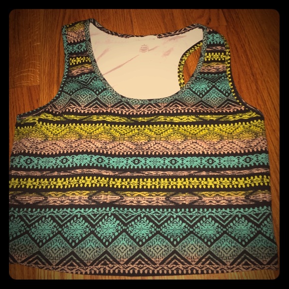 Tribal crop top