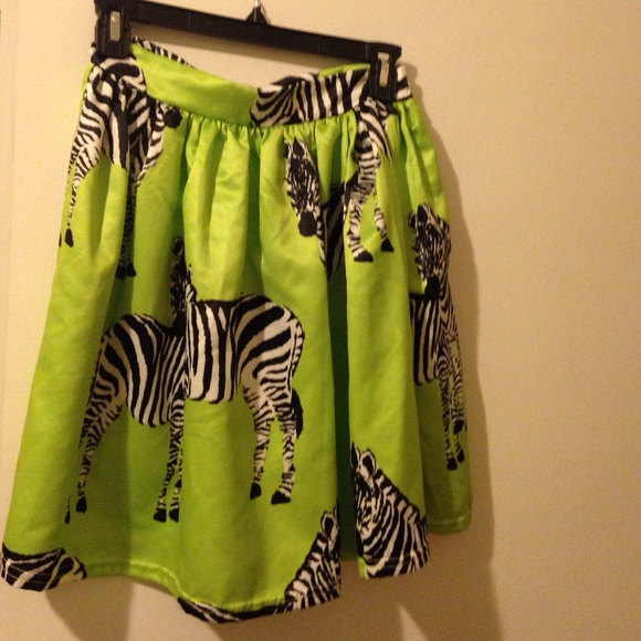 Zebra skirt