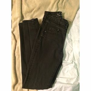 ON HOLD Aeropostale black high rise jeggings/jeans