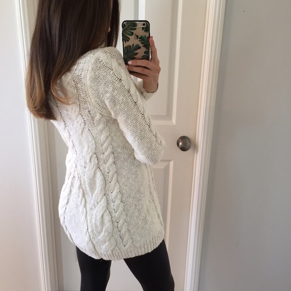 Sold • Beautiful Off White Detailed Sweater - Picture 2 of 4