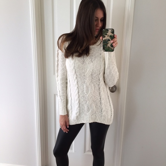 Sold • Beautiful Off White Detailed Sweater - Picture 3 of 4