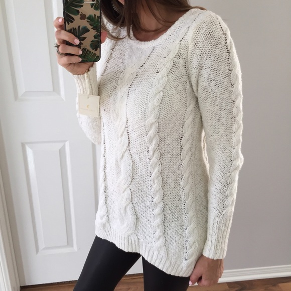 Sold • Beautiful Off White Detailed Sweater - Picture 4 of 4