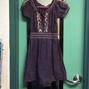 Deep purple dress
