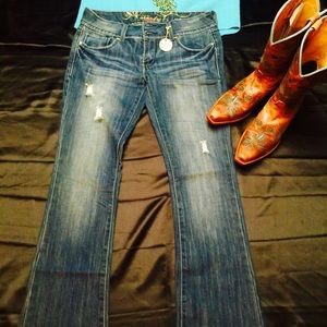 KNOCKOUT SKINNY BOOT CUT REFUGE JEANS