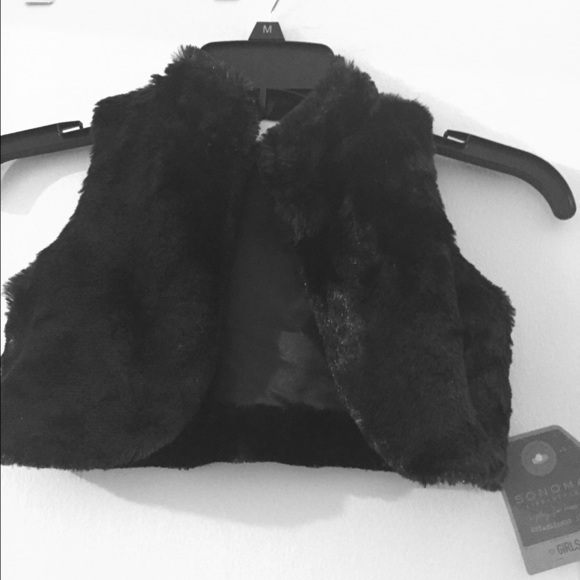 Toddler fur vest