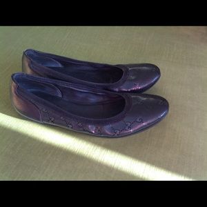 Black Gucci Ballet Flats