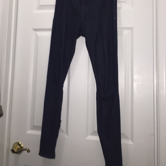 joes jeans XS dark denim jeggings with ankle zip