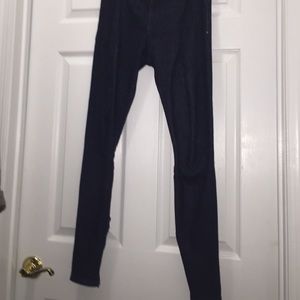 joes jeans XS dark denim jeggings with ankle zip