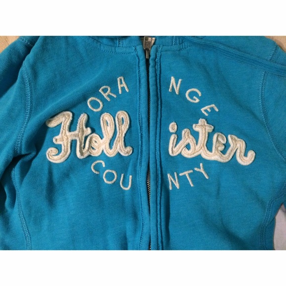 Blue Hollister zip-up hoodie - Picture 2 of 3