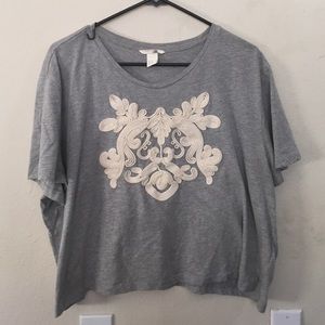 Baroque Crop Top