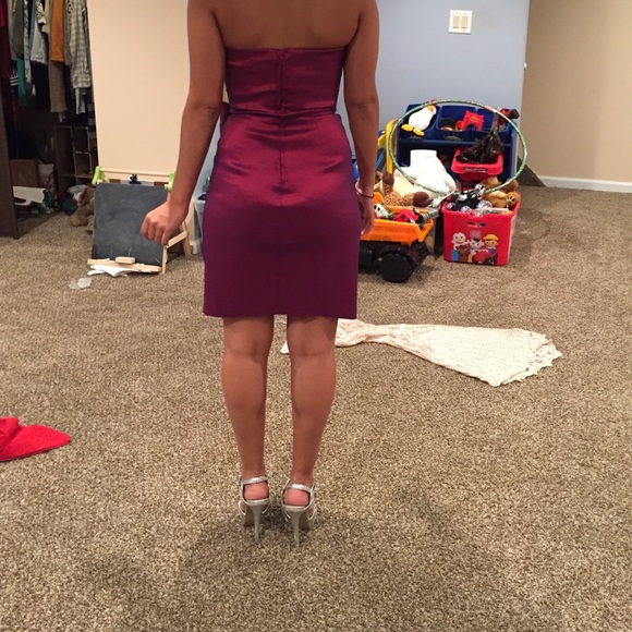 purple cocktail dress - Picture 2 of 4