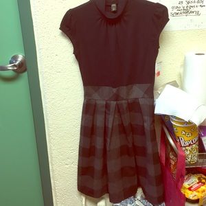 BEAND NEW BLACK PLAID DRESS