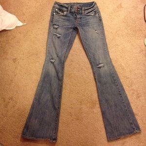 American eagle 0 artist stretch jeans