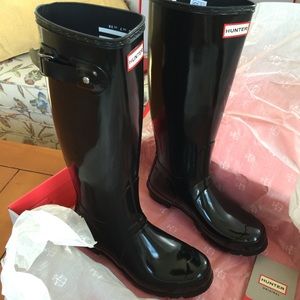 Hunter original glossy rain boots