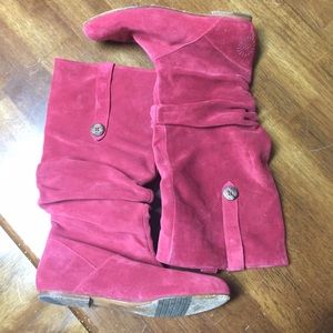 Ugg red leather boots