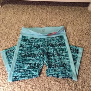 NWT blue workout crops