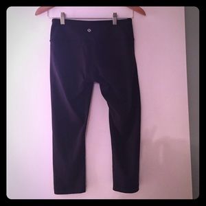 Crop Lululemon wunder under leggings