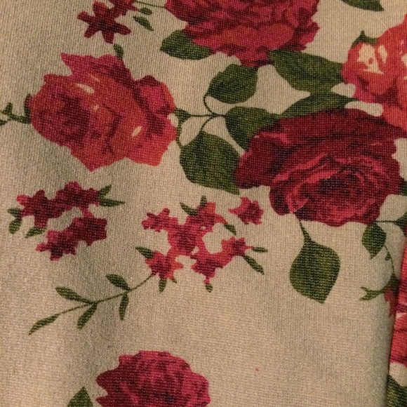 💖 Floral skinny jeggings 💖 - Picture 2 of 4