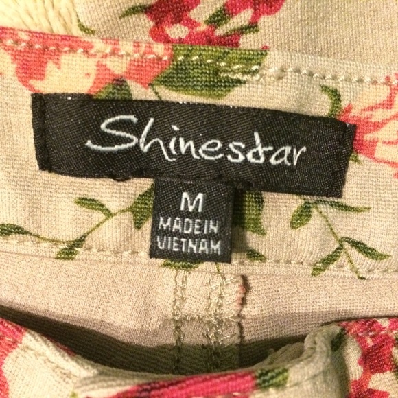 💖 Floral skinny jeggings 💖 - Picture 4 of 4