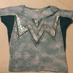 Miss Me brand dolman sequin top