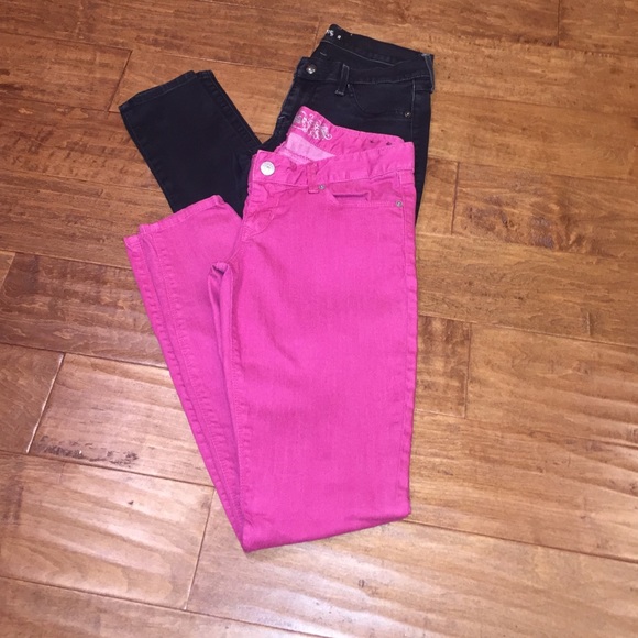 Set of 2 express skinny jeans