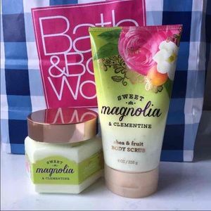 Bath and Body Works Sweet Magnolia and Clemetine