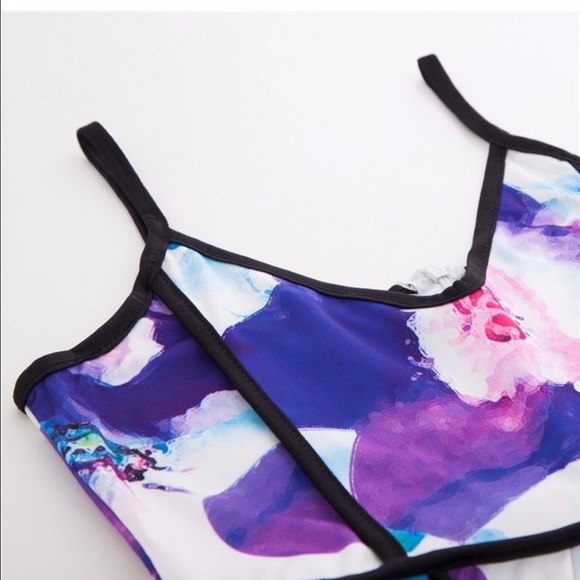 Printed Spaghetti Strap Jumpsuit Sz Large - Picture 3 of 3