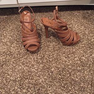 cute brown heels