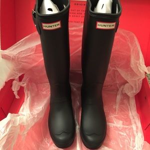 Hunter original tall rain boots