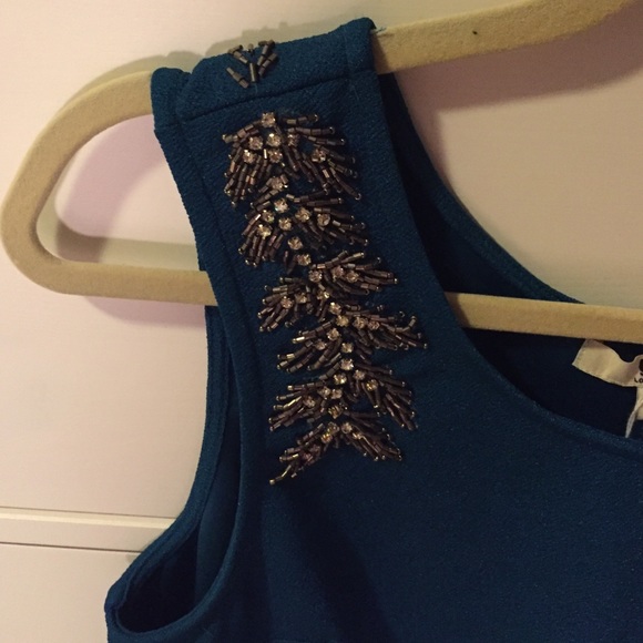 Teal Party Dress - Picture 2 of 4