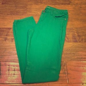 Michael Kors Green Skinny Jeans
