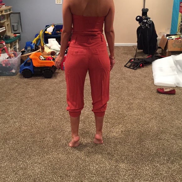 rustic orange romper - Picture 2 of 4