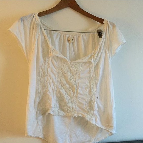 Cute crotchet patterned crop top