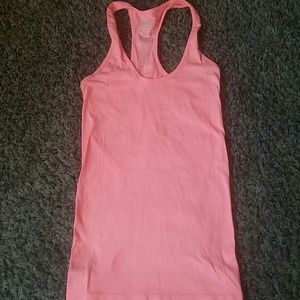 Salmon pink tank top