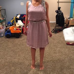 light purple cocktail dress