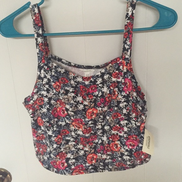 Floral crop top