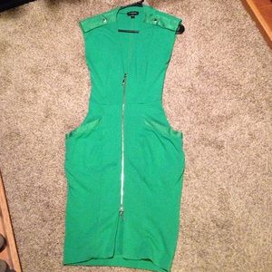 Bebe Zip-Up Dress