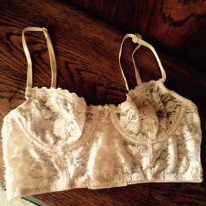 F21 Nude Longline Bra